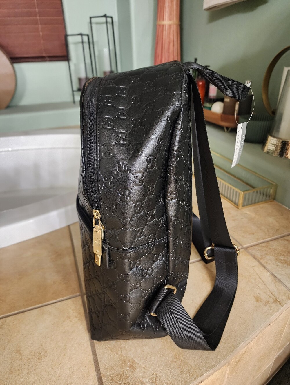 Large Black Beautiful Backpack